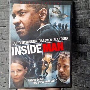 Inside Man DVD Movie Crime Action Thriller Denzel Washington Jodi Foster